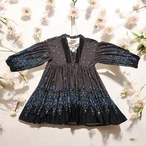 Reborn Black and Blue Sequin Embellished Sundress